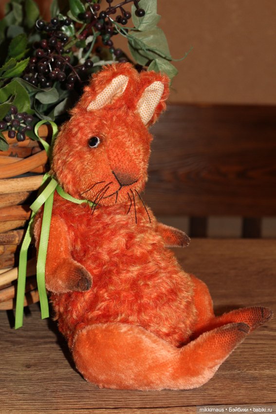 Кролик Тедди - Апельсин — Авторские игрушки