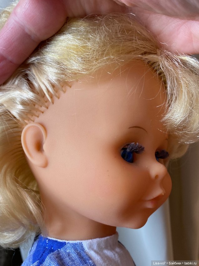 Кукла ГДР 45 см. Синеглазка (фото 6)