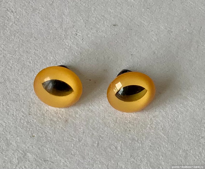 Глаза для игрушек тедди пластик 8мм