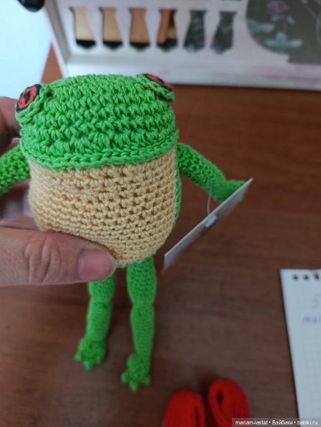 Лягушенок Хьюго — Авторские игрушки (фото 2)