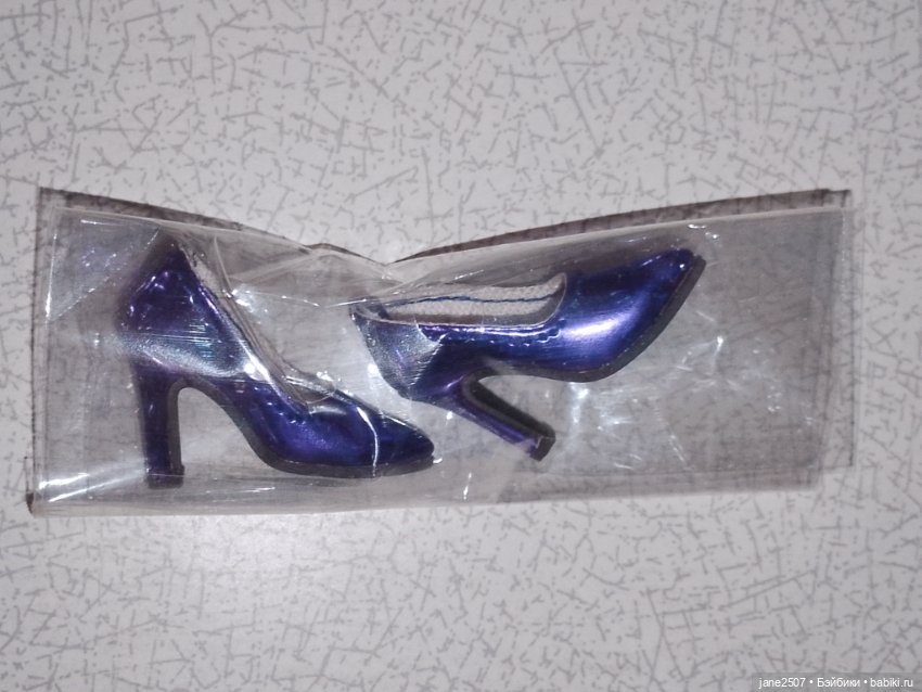 Классические туфли для Fashion royalty (тело FR2 / FR6), Nu Face - фиолетовые блестящие - новые