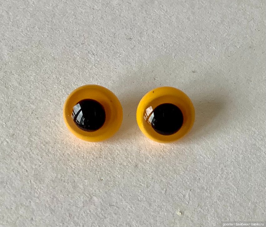 Глаза для игрушек тедди стекло 10мм