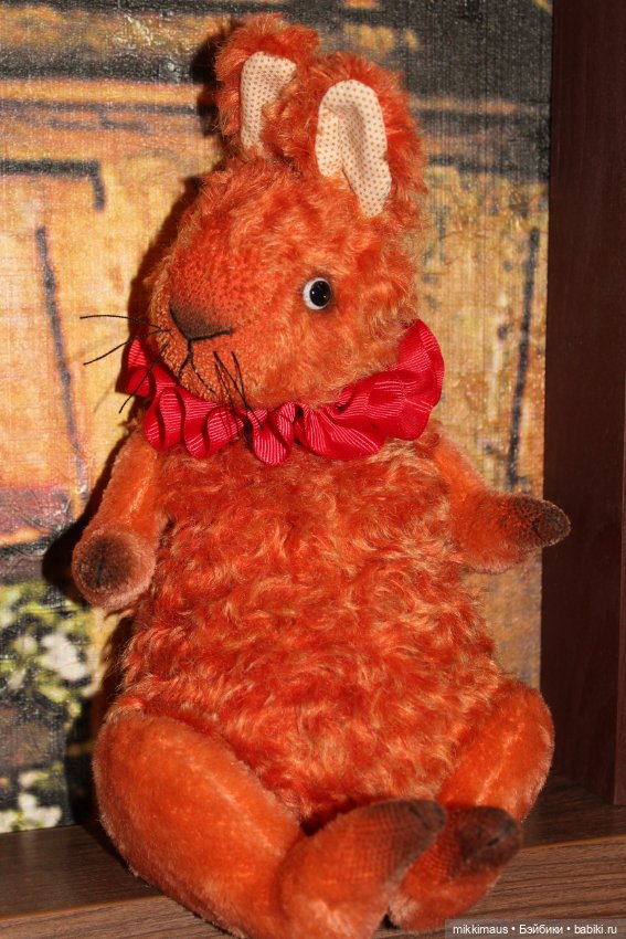 Кролик Тедди - Апельсин — Авторские игрушки (фото 9)