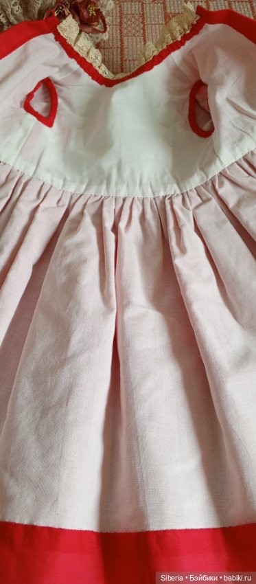 Наряд для куклы ростом 72-76 см. Ручная работа (фото 4)