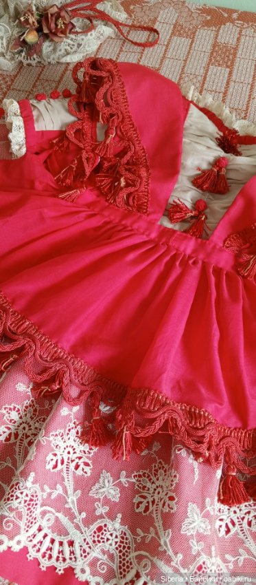 Наряд для куклы ростом 72-76 см. Ручная работа (фото 6)