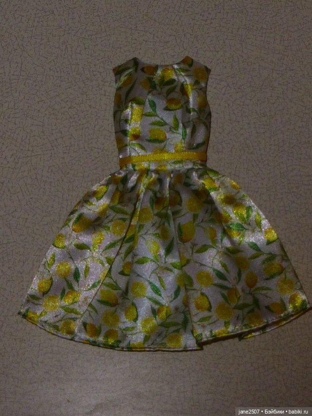 Платье Handmade для Barbie, Poppy Parker, Dynamite girls, Nu Face, Fashion royalty, кукол 12 дюймов (фото 2)