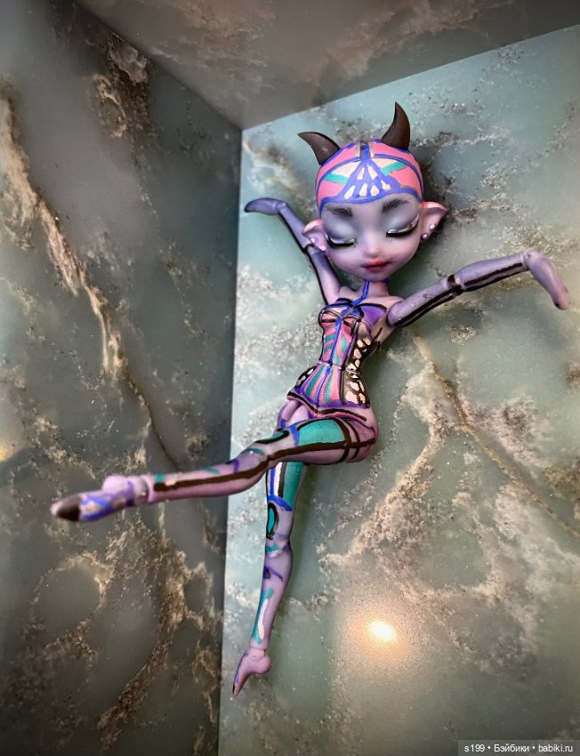 Фантазийная фея — ООАК (кастом куклы) (фото 3)