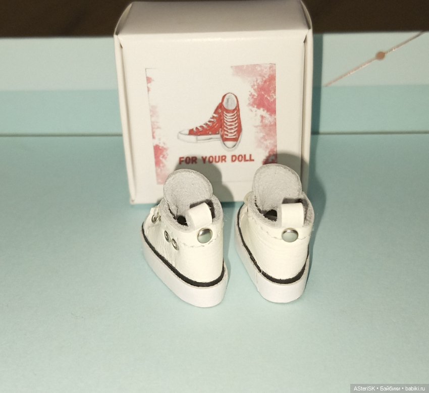 Кеды натуральная кожа — Обувь для BJD (фото 2)