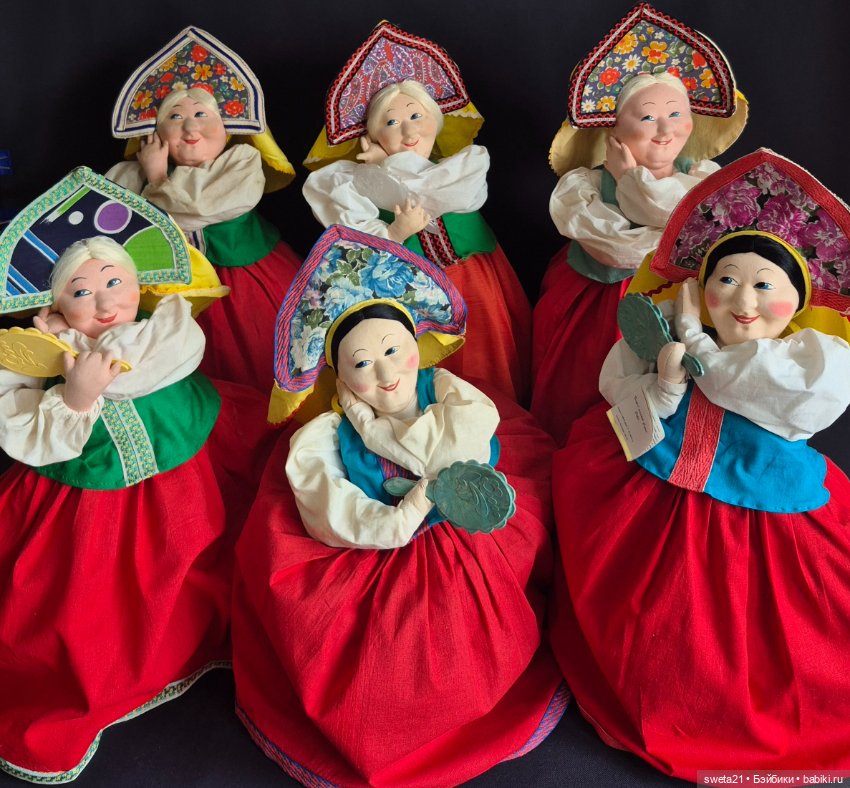 Кукла-грелка на чайник СССР