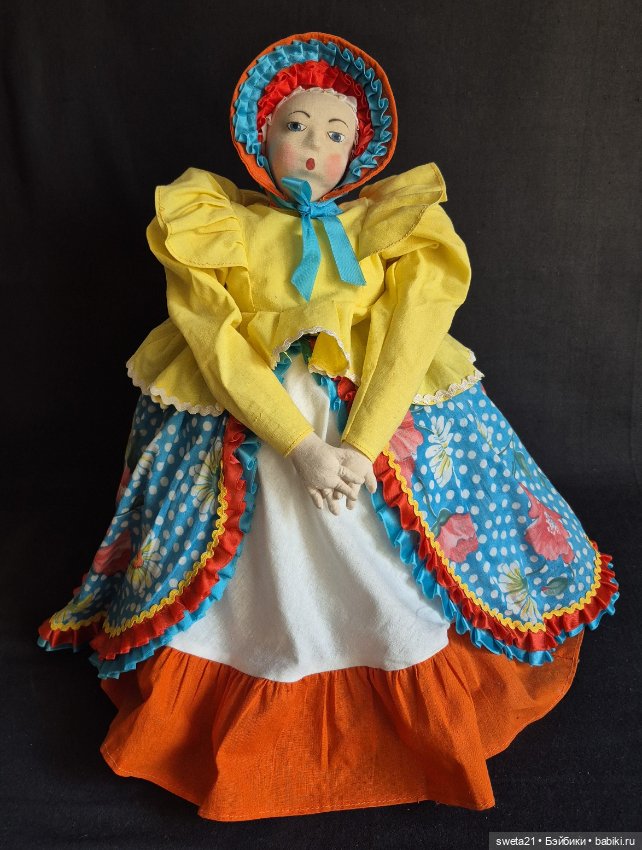 Кукла-грелка на чайник СССР