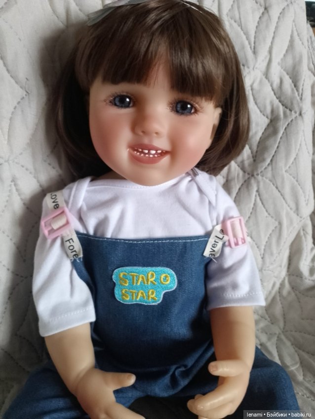 Игровой реборн полностью силикон винил с улыбкой (фото 4)