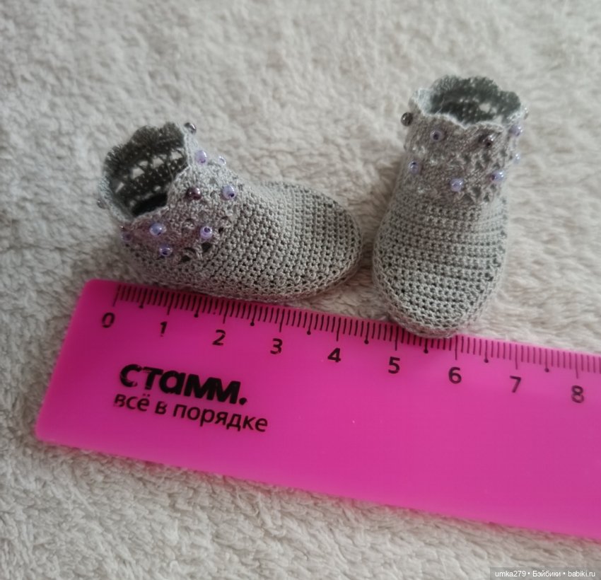 Носочки и сапожки вязанные (фото 7)