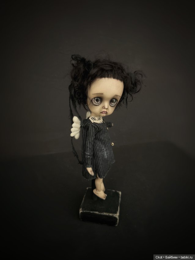 «Галка» авторская шарнирная кукла (фото 3)