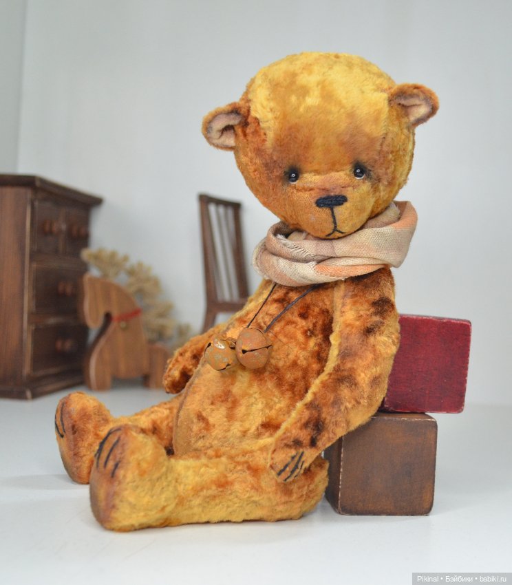 Мишка винтажный) — Авторские игрушки (фото 7)