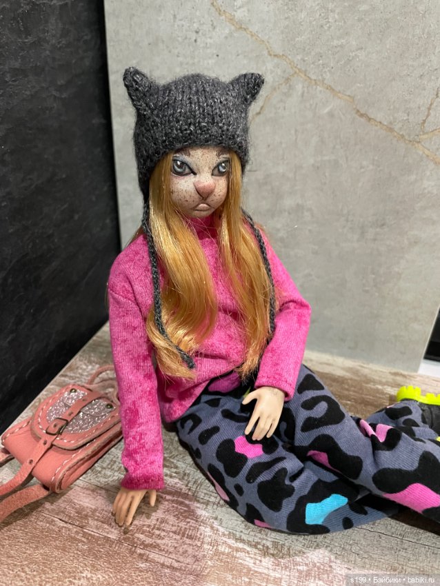 Кошечка — ООАК (кастом куклы) (фото 7)