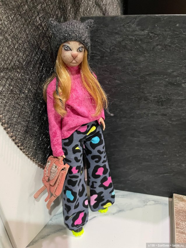 Кошечка — ООАК (кастом куклы) (фото 6)