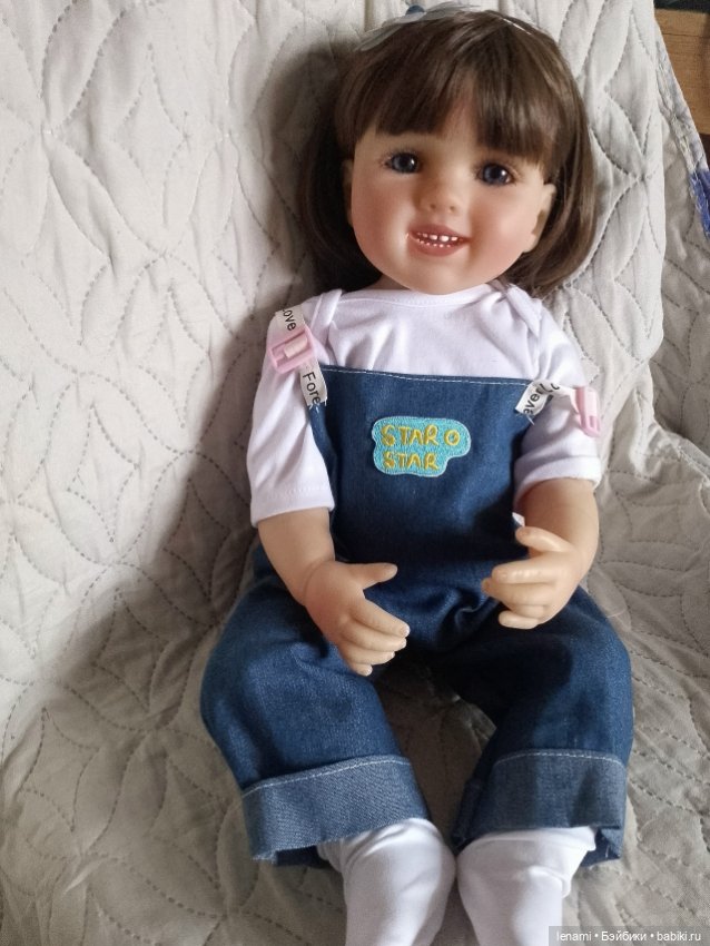 Игровой реборн полностью силикон винил с улыбкой (фото 2)