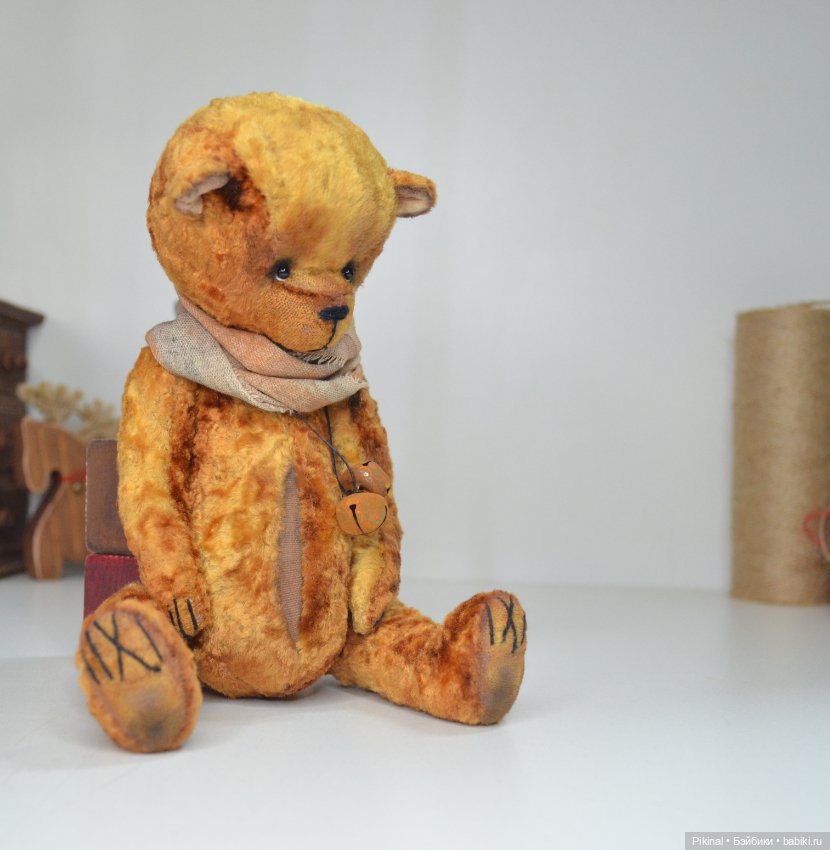 Мишка винтажный) — Авторские игрушки (фото 3)