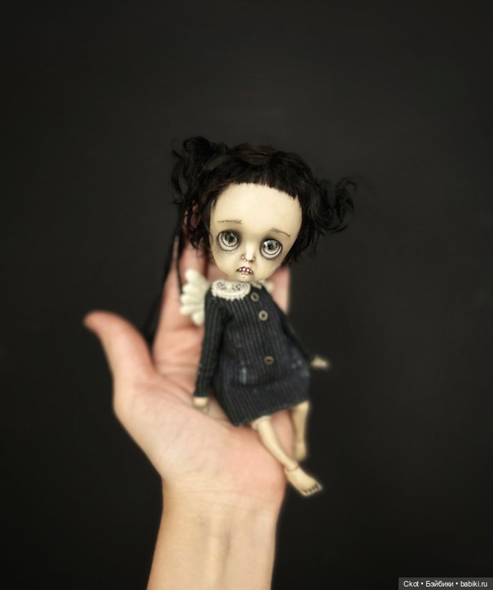 «Галка» авторская шарнирная кукла