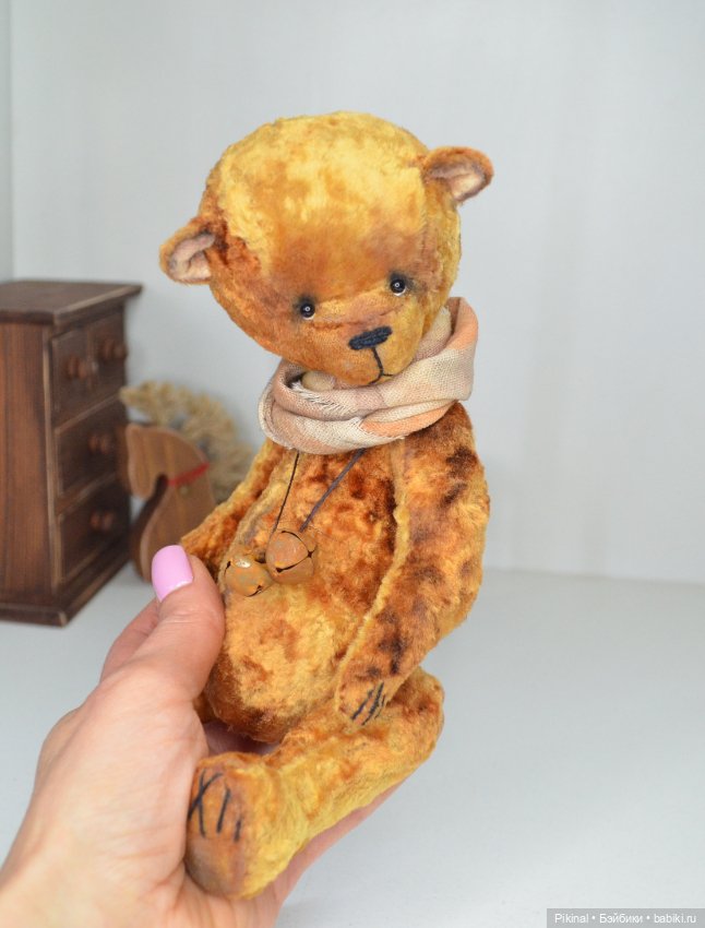 Мишка винтажный) — Авторские игрушки (фото 9)