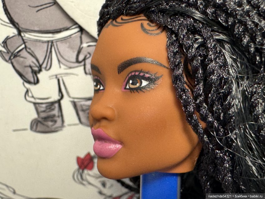 Голова Барби Элль из конструктора №2 (фото 5)
