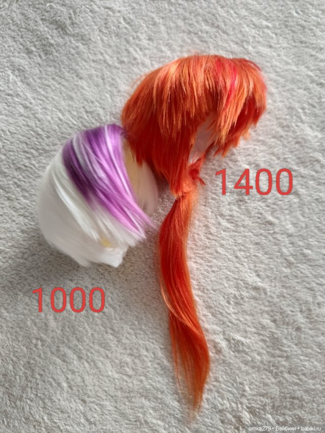 Парики из акрила на Минифи