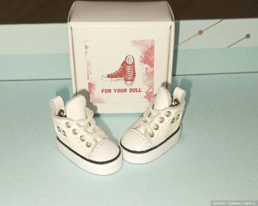 Кеды натуральная кожа — Обувь для BJD (фото 3)