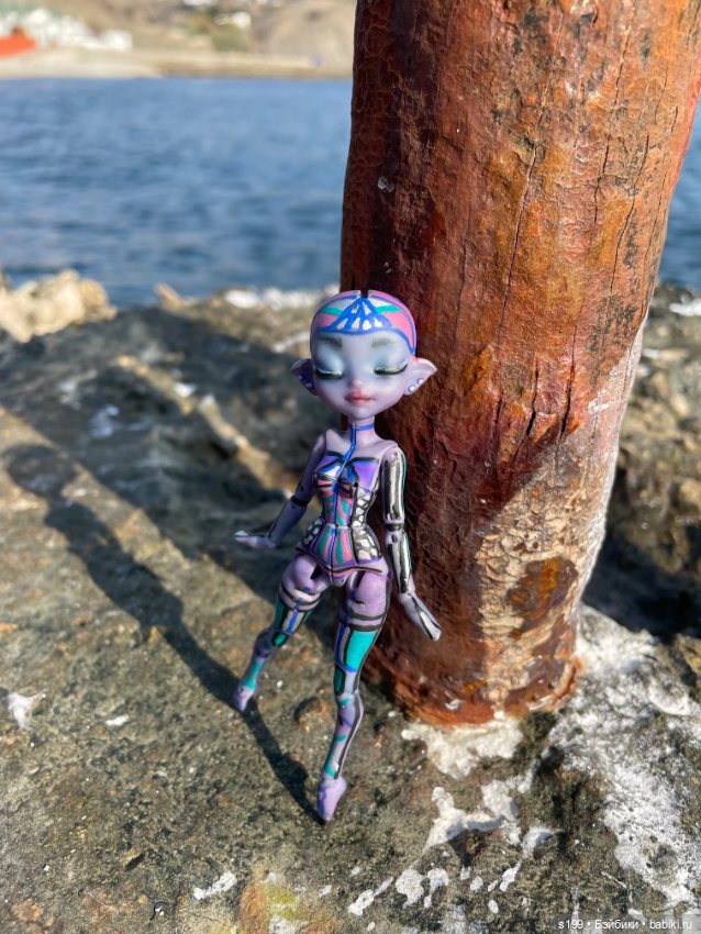 Фантазийная фея — ООАК (кастом куклы) (фото 4)