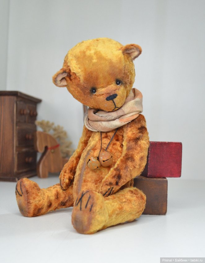 Мишка винтажный) — Авторские игрушки (фото 6)