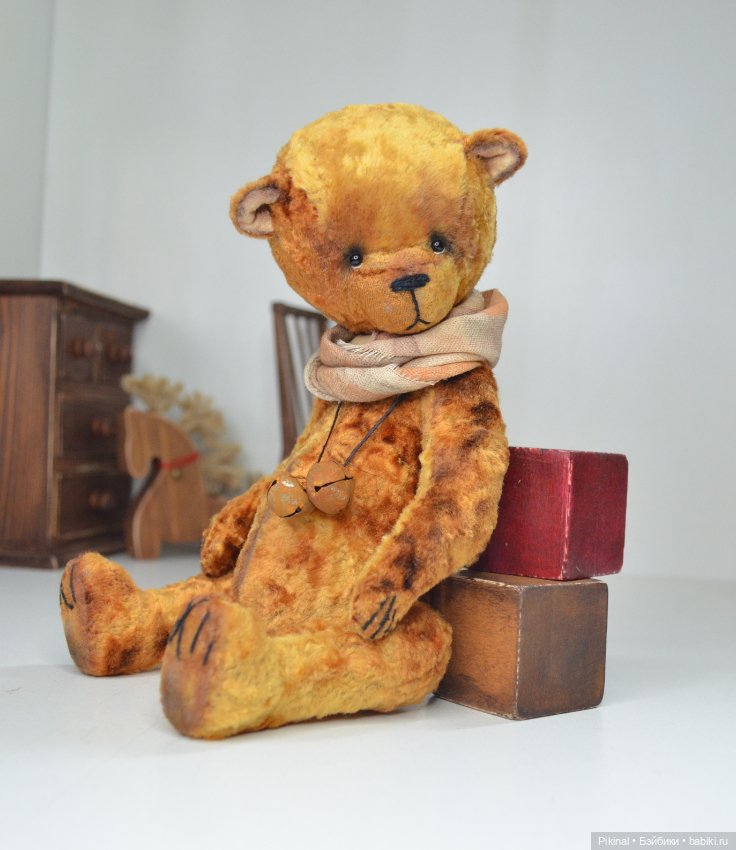 Мишка винтажный) — Авторские игрушки (фото 2)