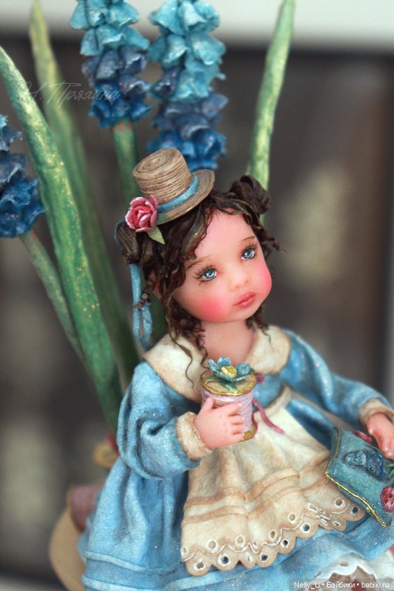 Кэти. Интерьерная ватная игрушка (фото 6)