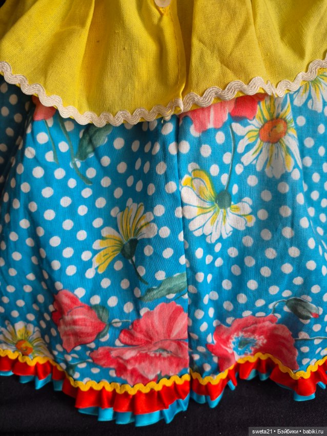 Кукла-грелка на чайник СССР