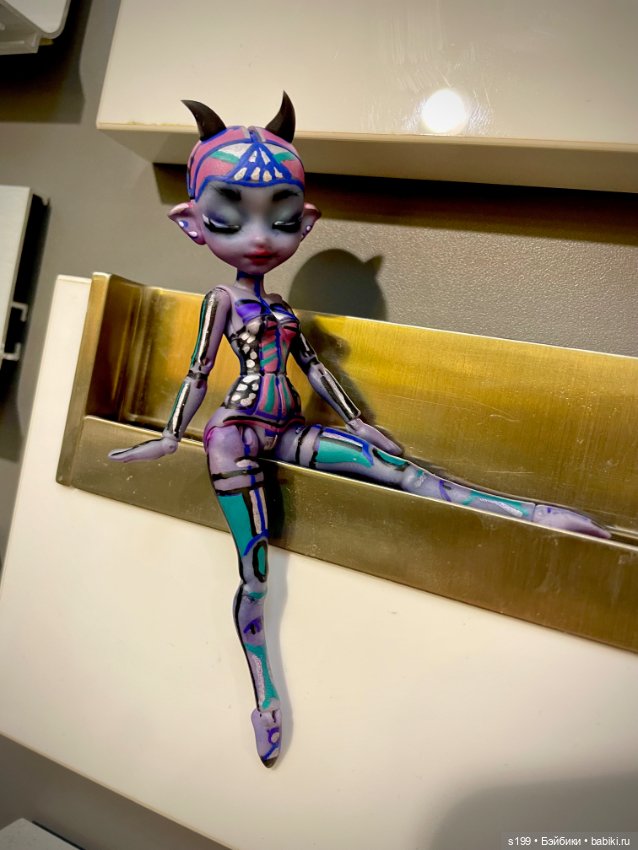 Фантазийная фея — ООАК (кастом куклы) (фото 5)