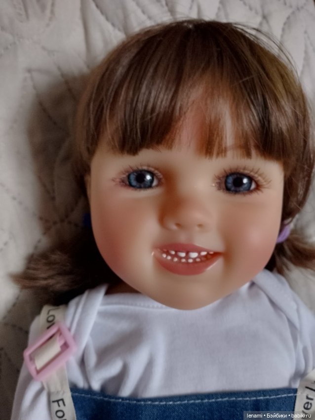 Игровой реборн полностью силикон винил с улыбкой (фото 3)