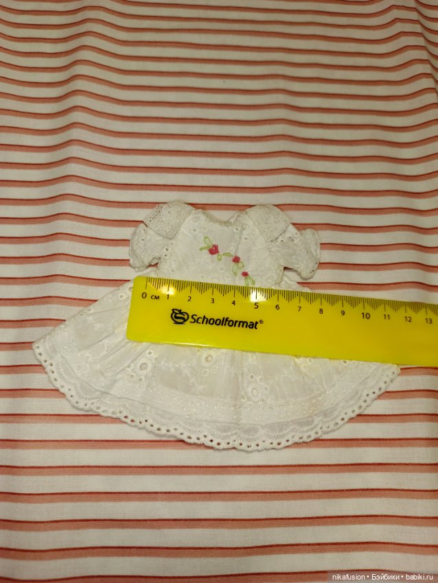 Платье на антикварную или винтажную куклу рост 16-18 см (фото 6)