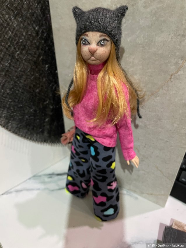 Кошечка — ООАК (кастом куклы)