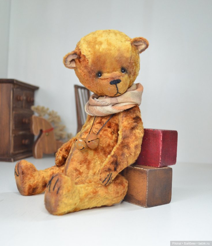 Мишка винтажный) — Авторские игрушки (фото 8)