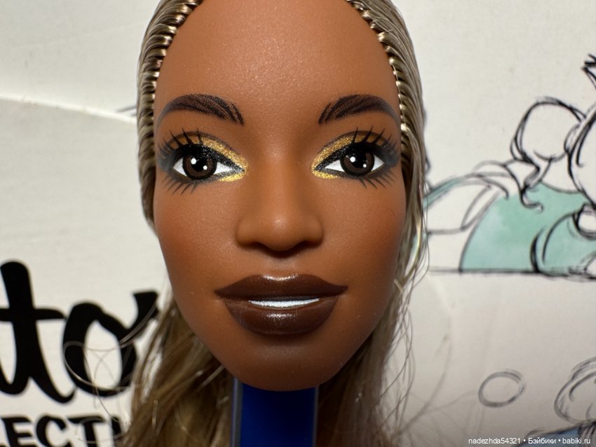 Голова Барби Пазетт из конструктора №2 (фото 6)