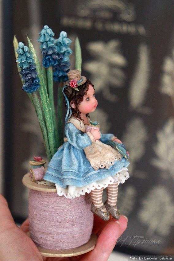 Кэти. Интерьерная ватная игрушка (фото 7)