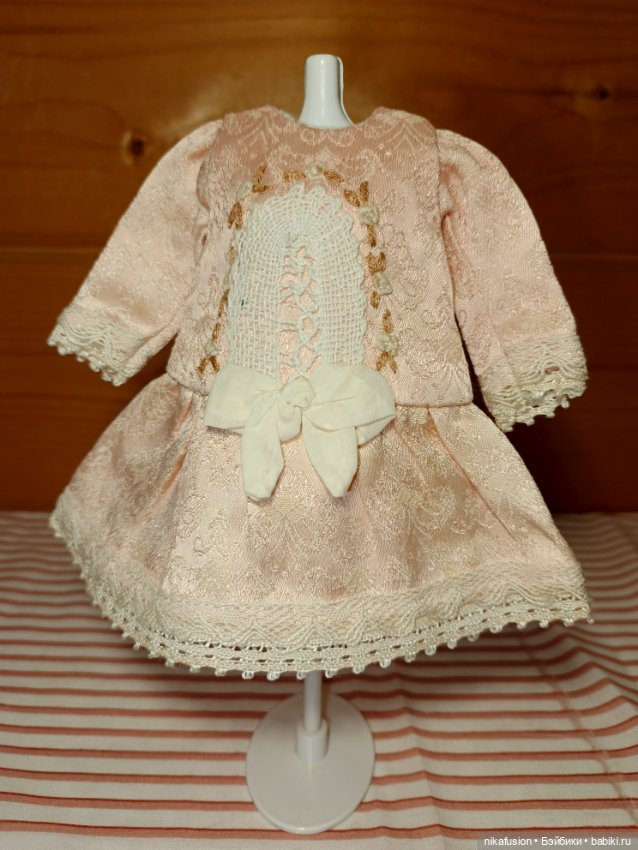 Платье на антикварную или винтажную куклу рост 23-24 см (фото 2)