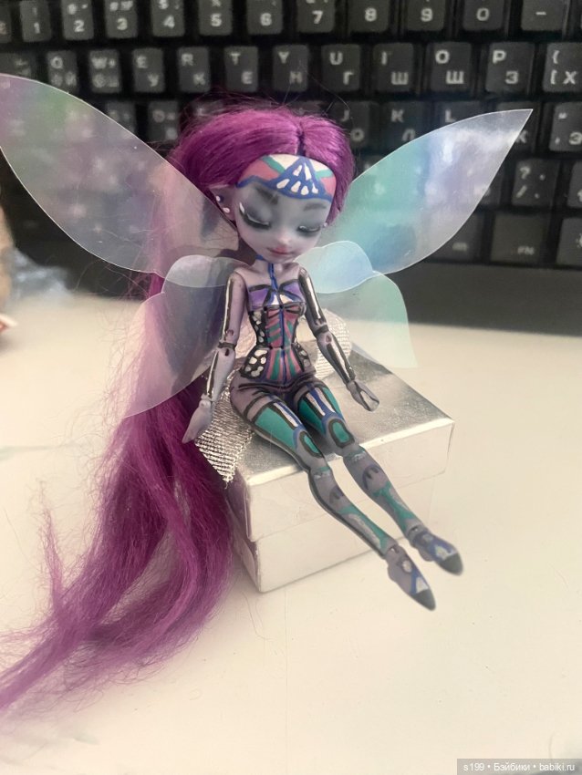 Фантазийная фея — ООАК (кастом куклы)