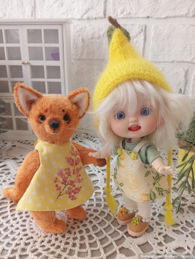 Лисонька Тедди Полли — Авторские игрушки (фото 8)