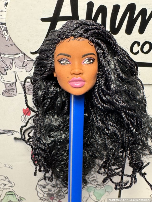 Голова Барби Элль из конструктора №2