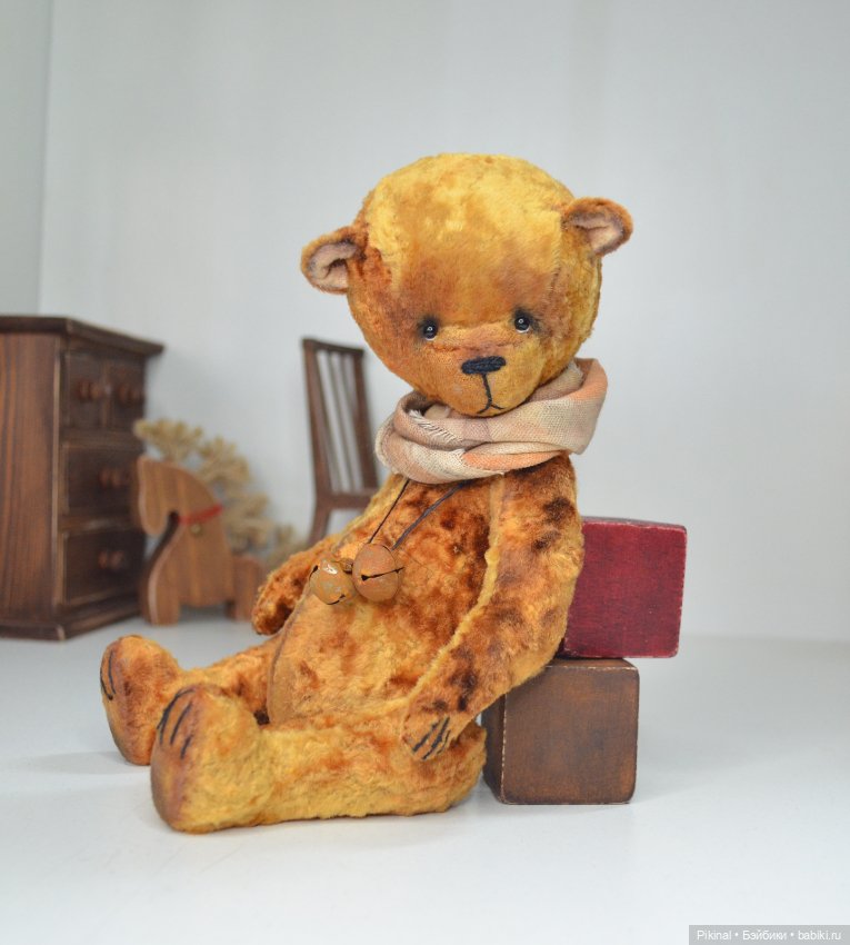 Мишка винтажный) — Авторские игрушки (фото 5)