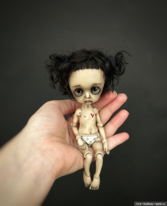 «Галка» авторская шарнирная кукла (фото 5)