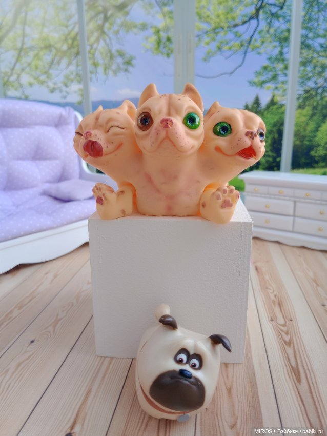 Цербуша и мопс — Коллекционные фигурки (фото 3)