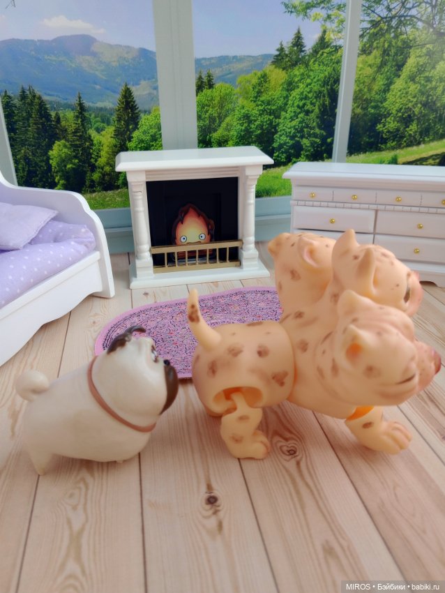 Цербуша и мопс — Коллекционные фигурки (фото 4)