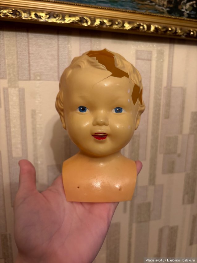 Винтажный редкий бюст — Винтажные куклы и игрушки детства (фото 10)