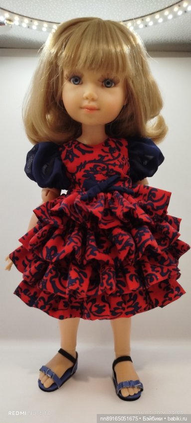 Платье для кукол Паола Рейна 32-34 см и им подобным (фото 6)