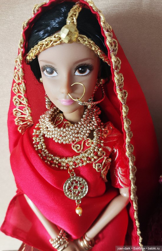 Индийская пара — ООАК (кастом куклы) (фото 2)